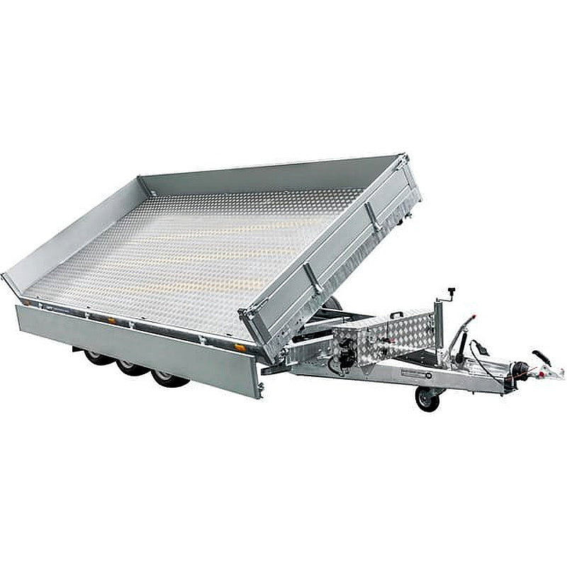 Remolque basculante hidráulico 3 ejes 6m 3500kg UNITRAILER TASKER