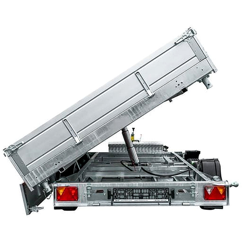 Remolque basculante hidráulico 3 ejes 6m 3500kg UNITRAILER TASKER