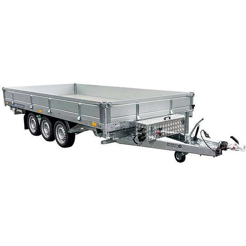Remolque basculante hidráulico 3 ejes 6m 3500kg UNITRAILER TASKER