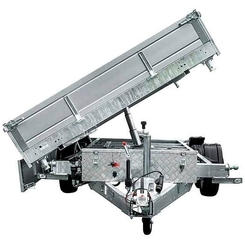 Remolque basculante hidráulico 3 ejes 6m 3500kg UNITRAILER TASKER