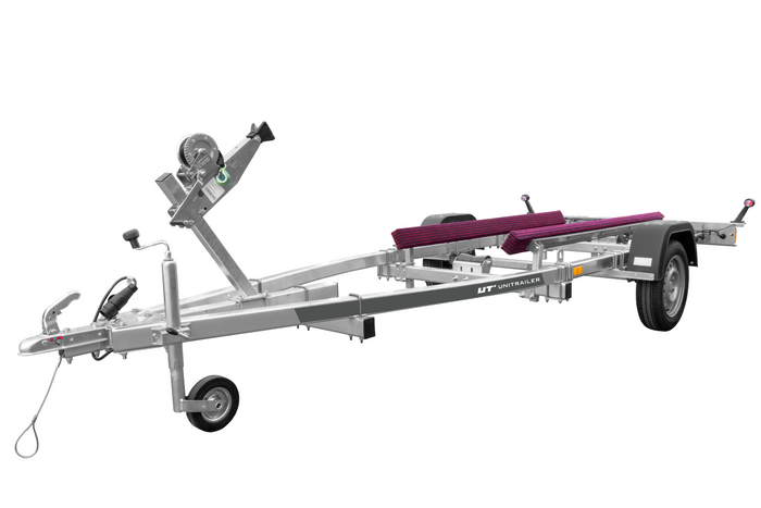 Remolque para barco unitrailer jet alu ptac 750 kg de 465 x 175 cm