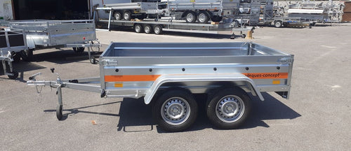 Equipaje bo 723 2 ejes (233m 132m 39cm) GVW 500/750 KG