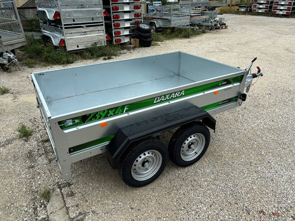 Remolque Erde Daxara 239×4 con frenos 1500/1000 KG Peso bruto