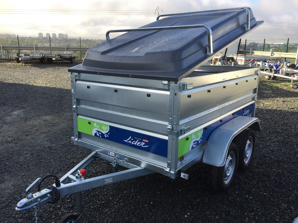 Remolque 2 ejes lider florence 39330 -GVW 500KG O 750KG 2330 x 1320 H39 cm