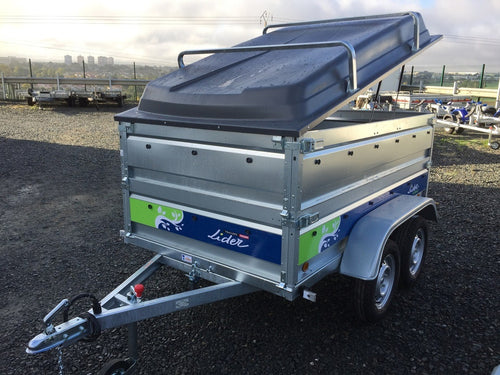 Remolque 2 ejes lider florence 39330 -GVW 500KG O 750KG 2330 x 1320 H39 cm