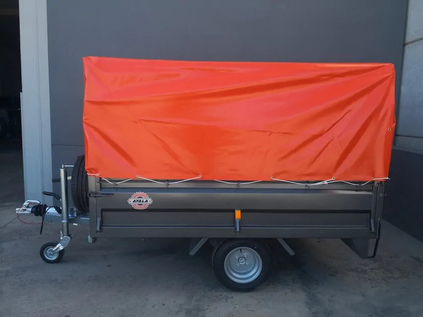 Remolque basculante hidráulico 750 kg – ruedas por debajo 2200 x 1600 x 400 mm
