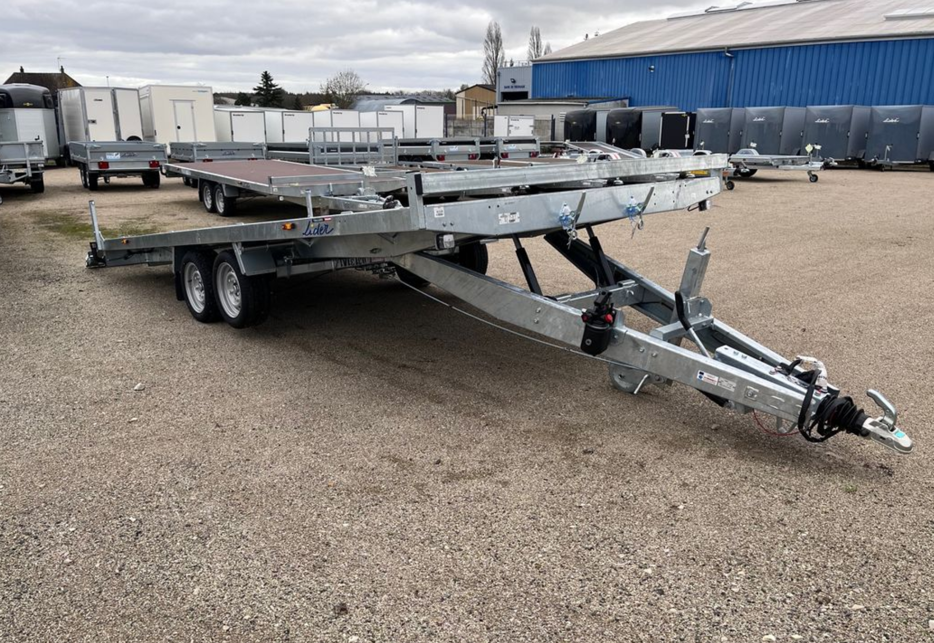 Remolque de plataforma boro atlas 4.5 3.5 GVW 3500 KG