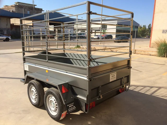 Remolque 2 ejes 2.500 x 1.500 x 500 – reforzado – mma 750 kg